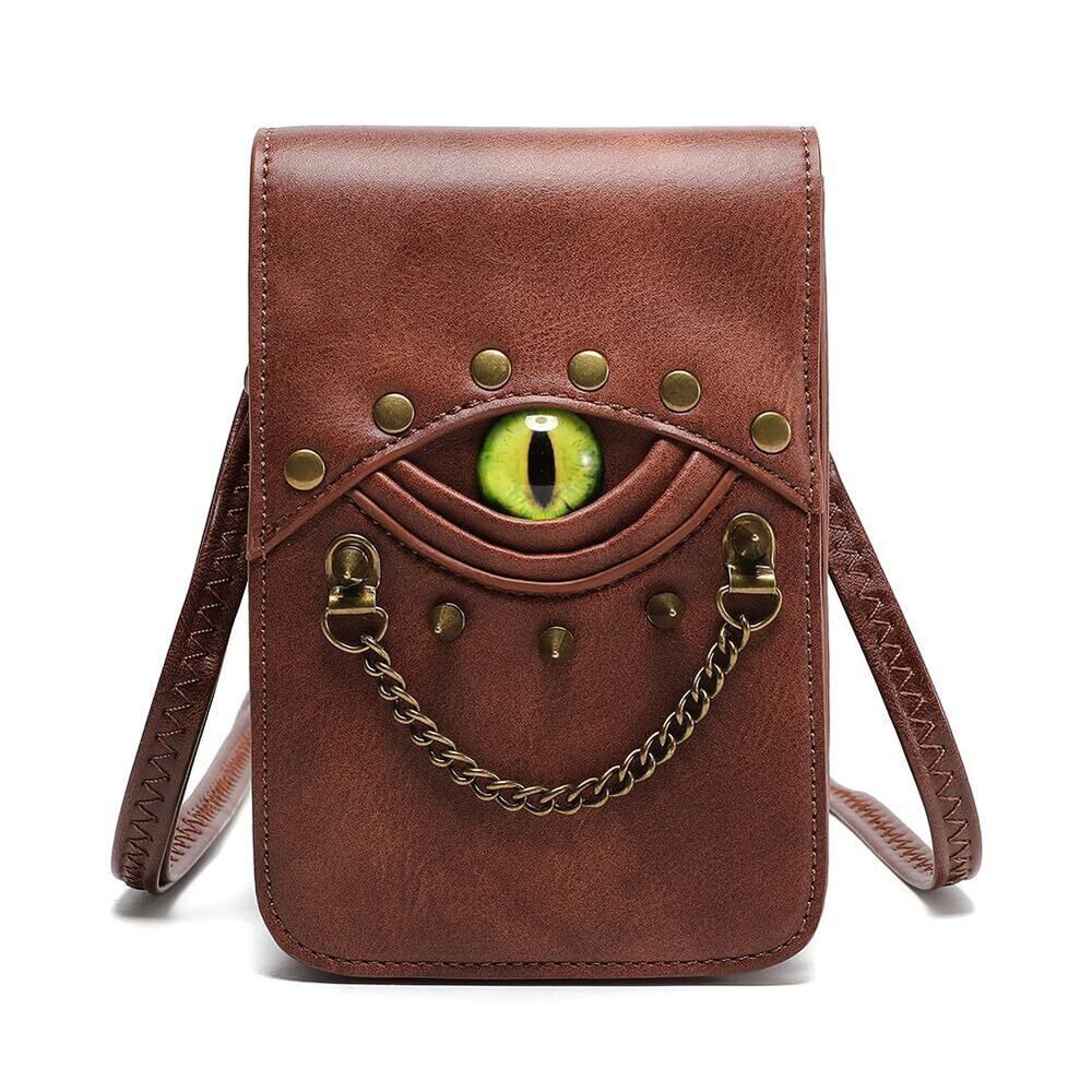 1273 Crossbody Bag, Vintaget Single Shoulder Handbags, PU Leather MINI